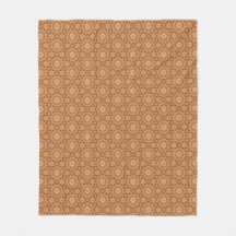 Brown Greek flower design