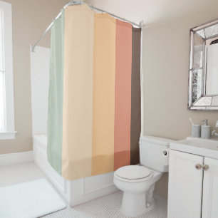 Brown, green, yellow and orange stripes