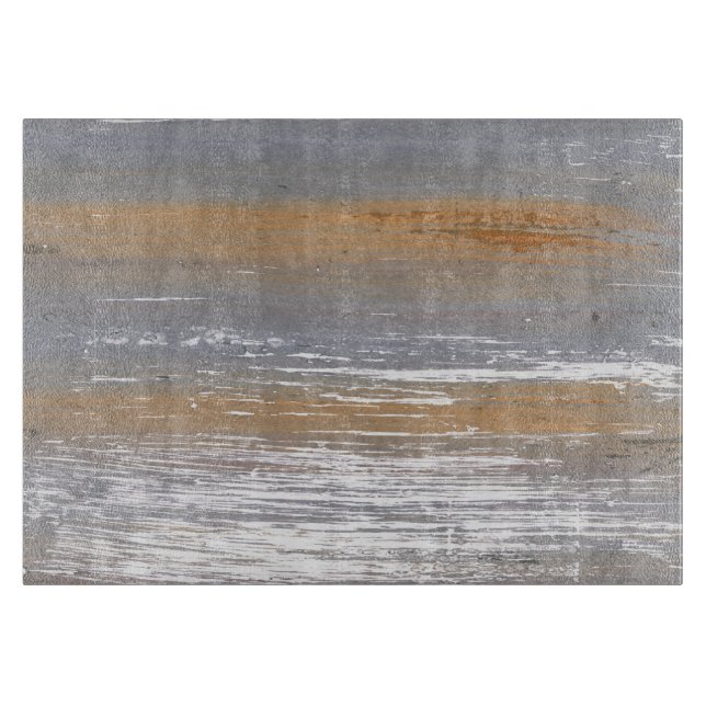 Brown-grey art cutting board (Front)