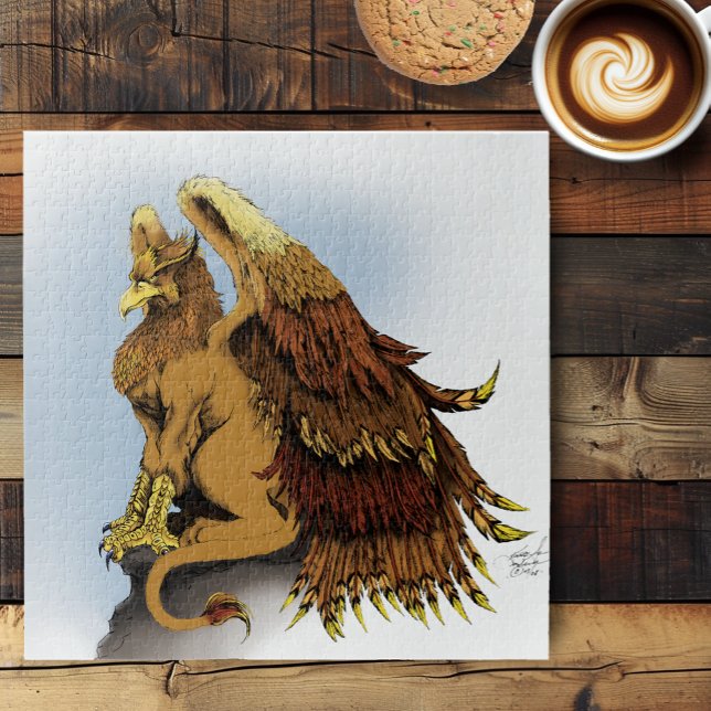 Brown Griffin Fantasy Jigsaw Puzzle (Creator Uploaded)