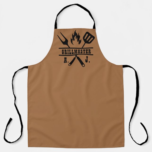 Brown Grillmaster BBQ Apron (Front)