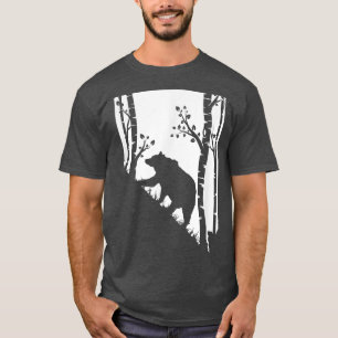 Brown Grizzly Bear Hunting - NEVADA map Hunter  T-Shirt