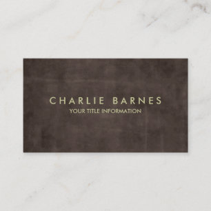Brown Grunge Business Card