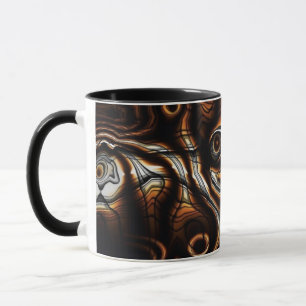 Brown Grunge Ceramic Mug