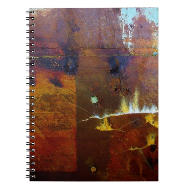 Brown grunge style notebook (Front)