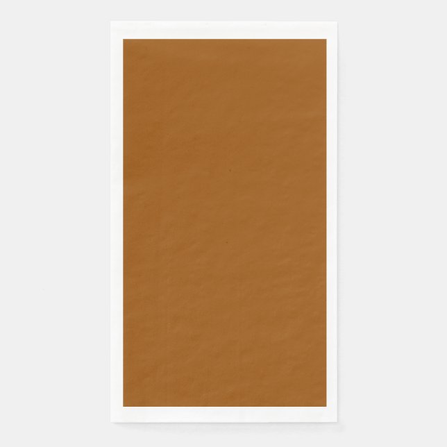 Brown Guest Paper Napkin (Front)