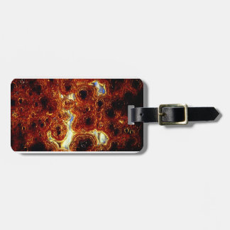 Brown Guy Tie Luggage Label