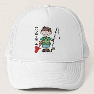 I Love Fishing Hats & Caps