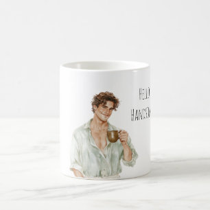 Brown Hair Man Cup