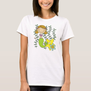Brown Haired Mermaid T-Shirt