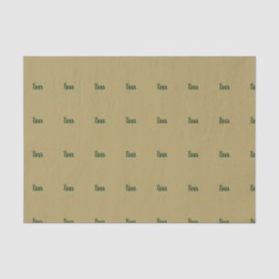 brown happy birthday green platinum colour tissue paper