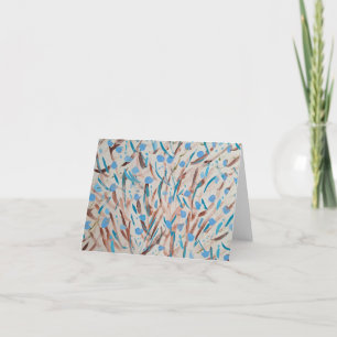 Brown Has The Blues Note Card