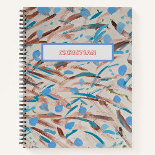 Brown Has The Blues Personalized Notebook