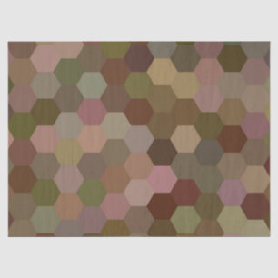 brown honeycomb tissue paper
