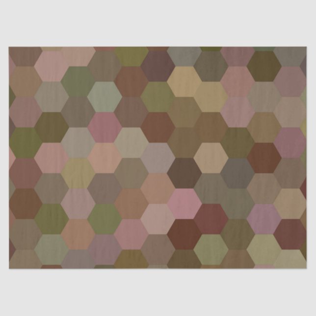 brown honeycomb tissue paper (Front)
