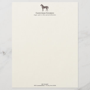 Brown Horse Equestrian Business Card