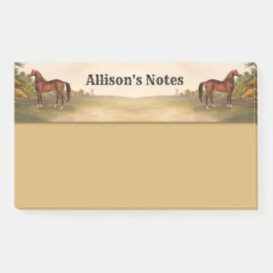 Brown Horse Post-it Notes