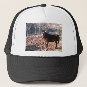 Brown Horse Trucker Hat