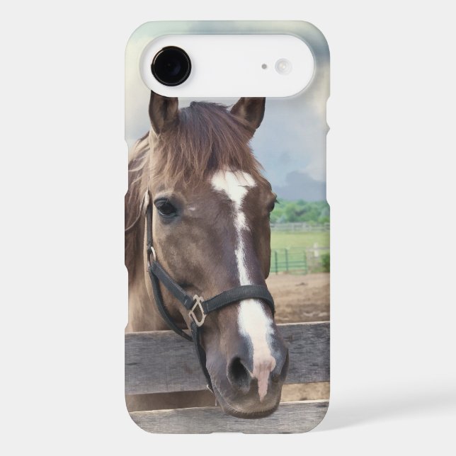 Brown Horse with Bridle Customizable iPod Touch (5th Generation) Case (Back)