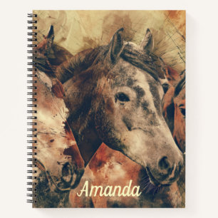 Brown Horses Notebook