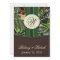 Brown & Hunter Green Camo Wedding Invitations