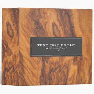 Brown Imitation Wood Binder