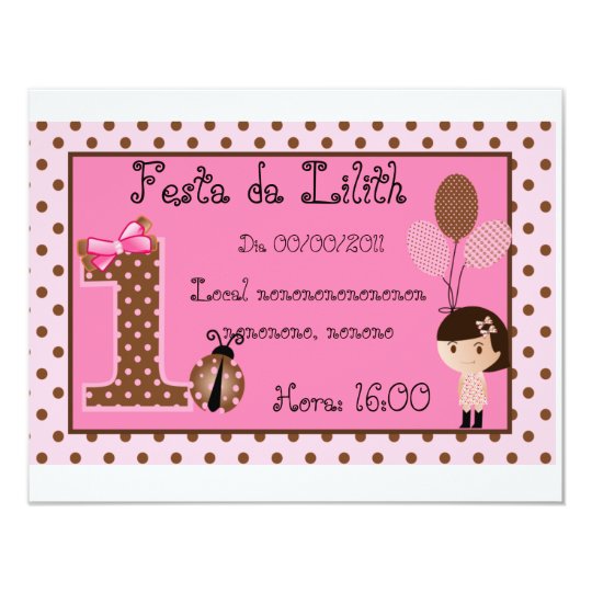 Brown invitation and Rosa