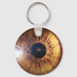 brown iris keychain