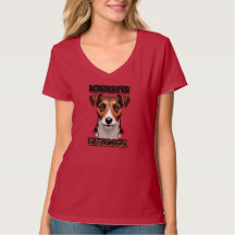 Brown Jack Russell Stylized Drawing