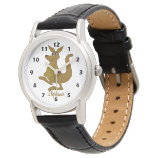 Brown Kangaroo Design Watch