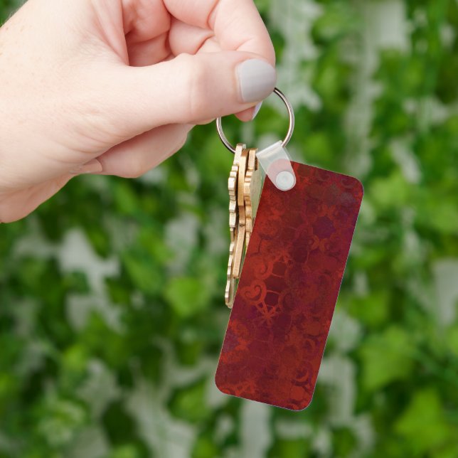 brown keychain (Hand)