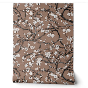 Brown,Klimt,Almond tree, Art,Painting,Gustav Klimt Wallpaper