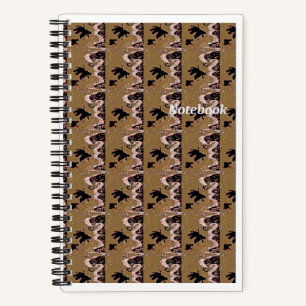 Brown Leafs Spiral Notebook