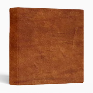 Brown Leather Avery Binder