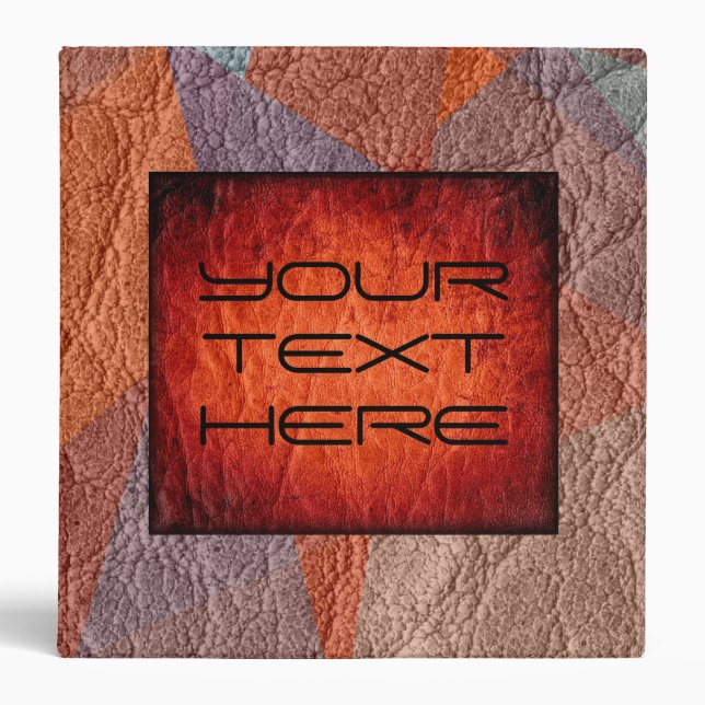 Brown Leather Binder (Front)