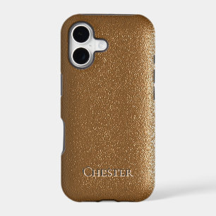 Brown Leather Like Texture Personalized