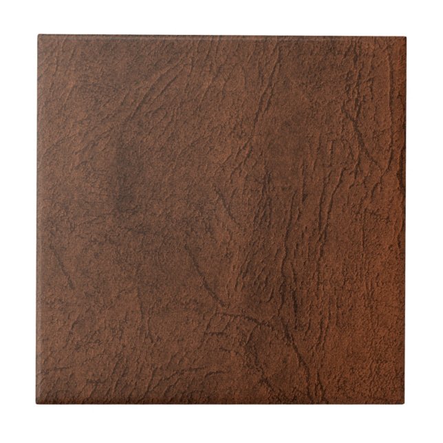 Brown Leather Look Tile (Front)