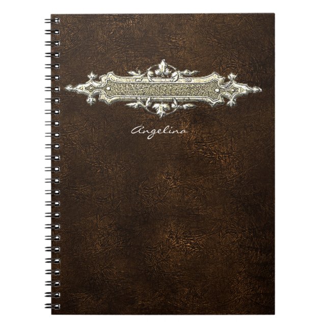 Brown Leather notebook (Front)