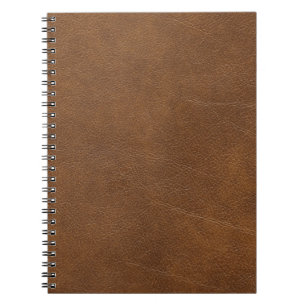Brown leather  notebook