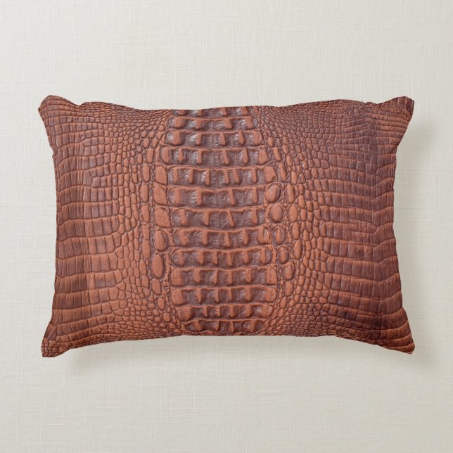 Brown leather texture backgroundabstract,aged,anim accent pillow (Front)