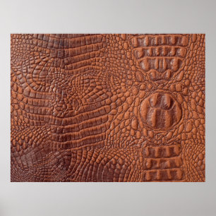 Brown leather texture backgrounddesign,fond,abstra poster