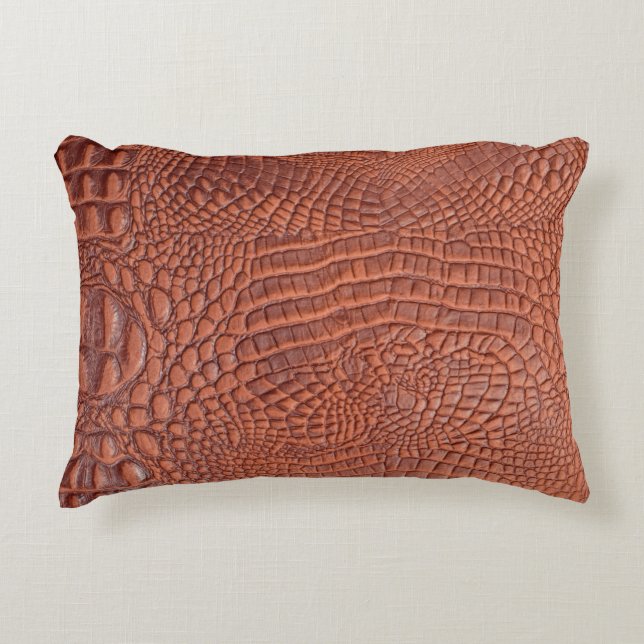 Brown leather texture backgroundtexture,abstract,a accent pillow (Front)