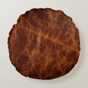 Brown leather textureabstract,art,artificial,backg round pillow