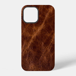 Brown leather textureleather,texture,abstract,acce iPhone 12 case