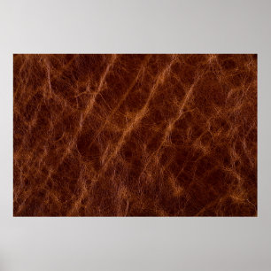 Brown leather textureleather,texture,abstract,acce poster
