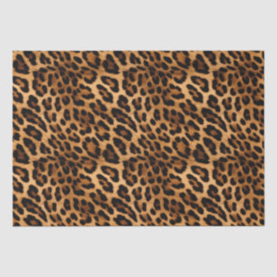Brown Leopard Animal Print Tissue Paper