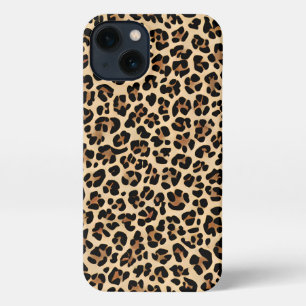 Brown leopard Pattern iPhone 13 Case
