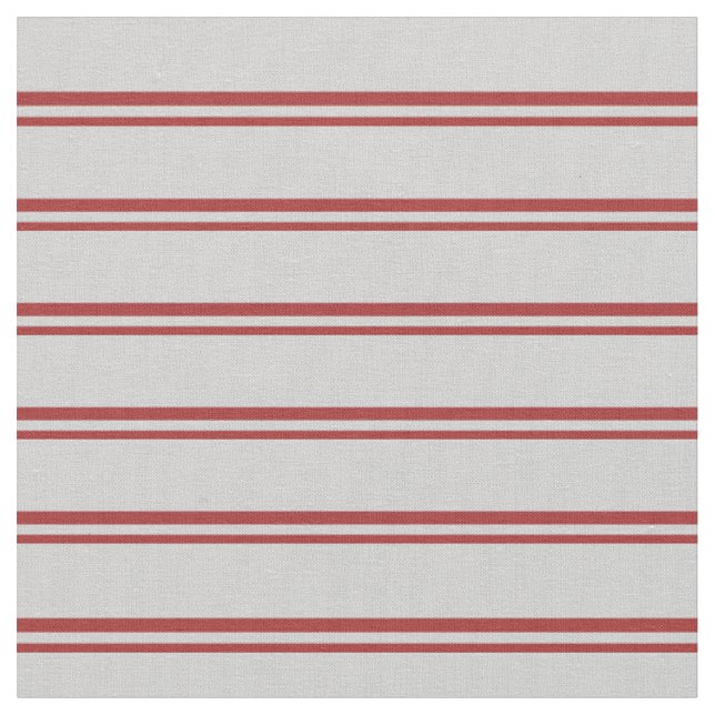 Brown & Light Grey Striped Pattern Fabric (Close Up)