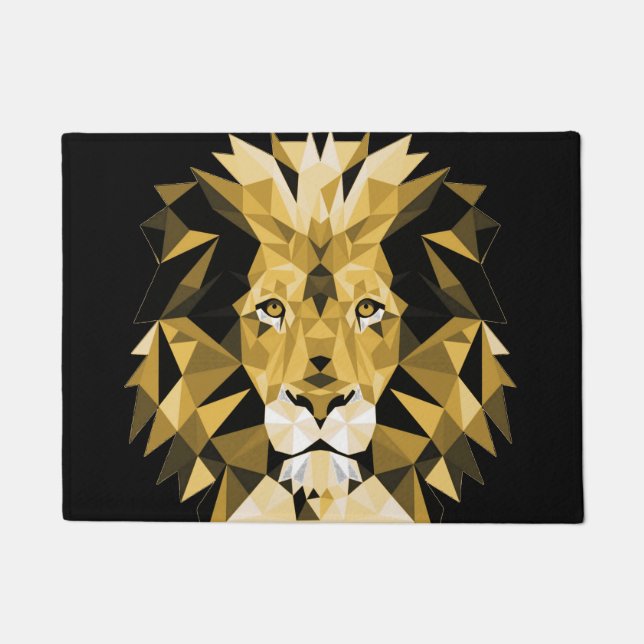 Brown Lion Doormat (Front)
