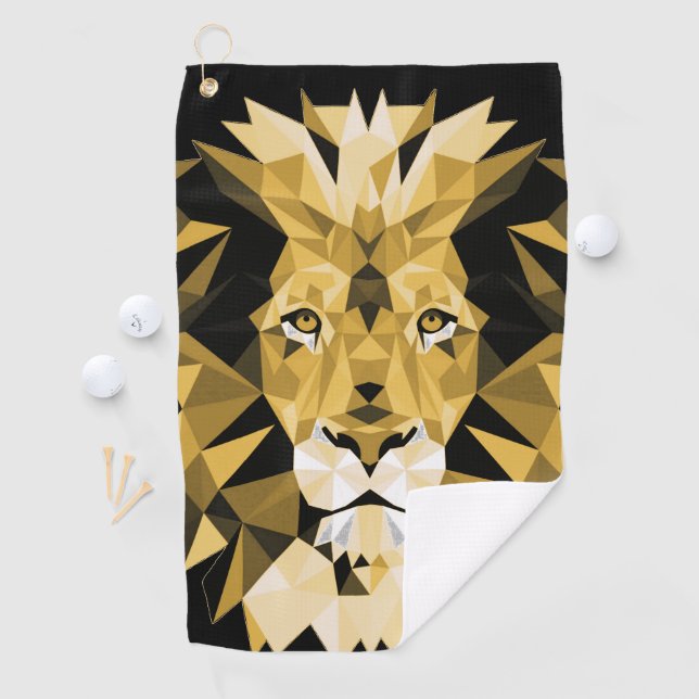 Brown Lion Golf Towel (InSitu)